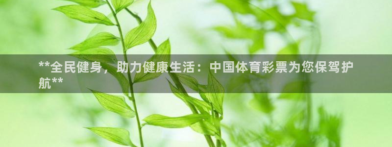 尊龙官方网站：**全民健身，助力健康生活：中国体育彩票为