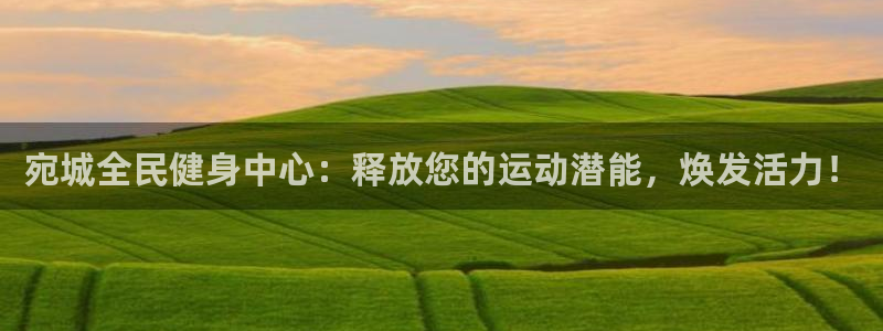 尊龙人生就是博l：宛城全民健身中心：释放您的运动潜能，焕