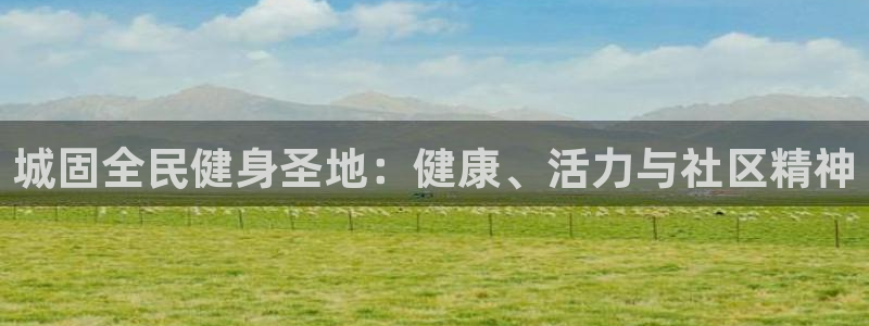 尊龙AG旗舰厅官网：城固全民健身圣地：健康、活力与社区精