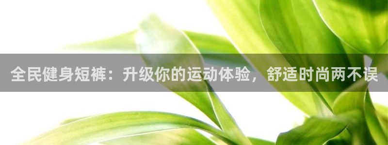 尊龙人生就是博官方官网：全民健身短裤：升级你的运动体验，