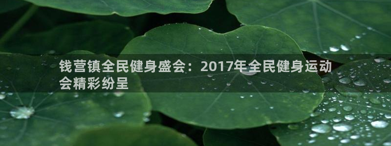 尊龙凯时平台怎么样：钱营镇全民健身盛会：2017年全民健