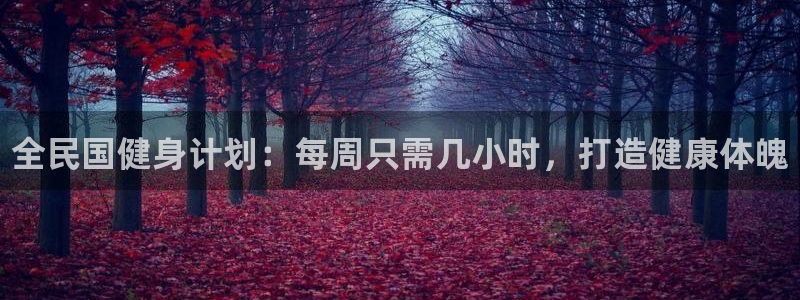 凯时kb88公司简介：全民国健身计划：每周只需几小时，打